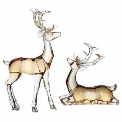 Acrylic Clear  Deer 